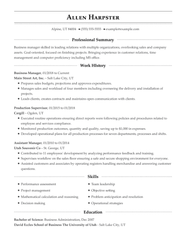 Business Manager CV Examples Samples Tips For 2024