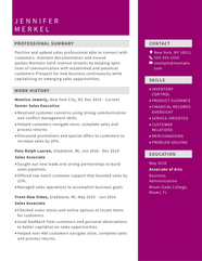 Best Sales Associate CV Examples In 2024