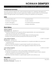 Senior Software Engineer CV Examples And Tips 