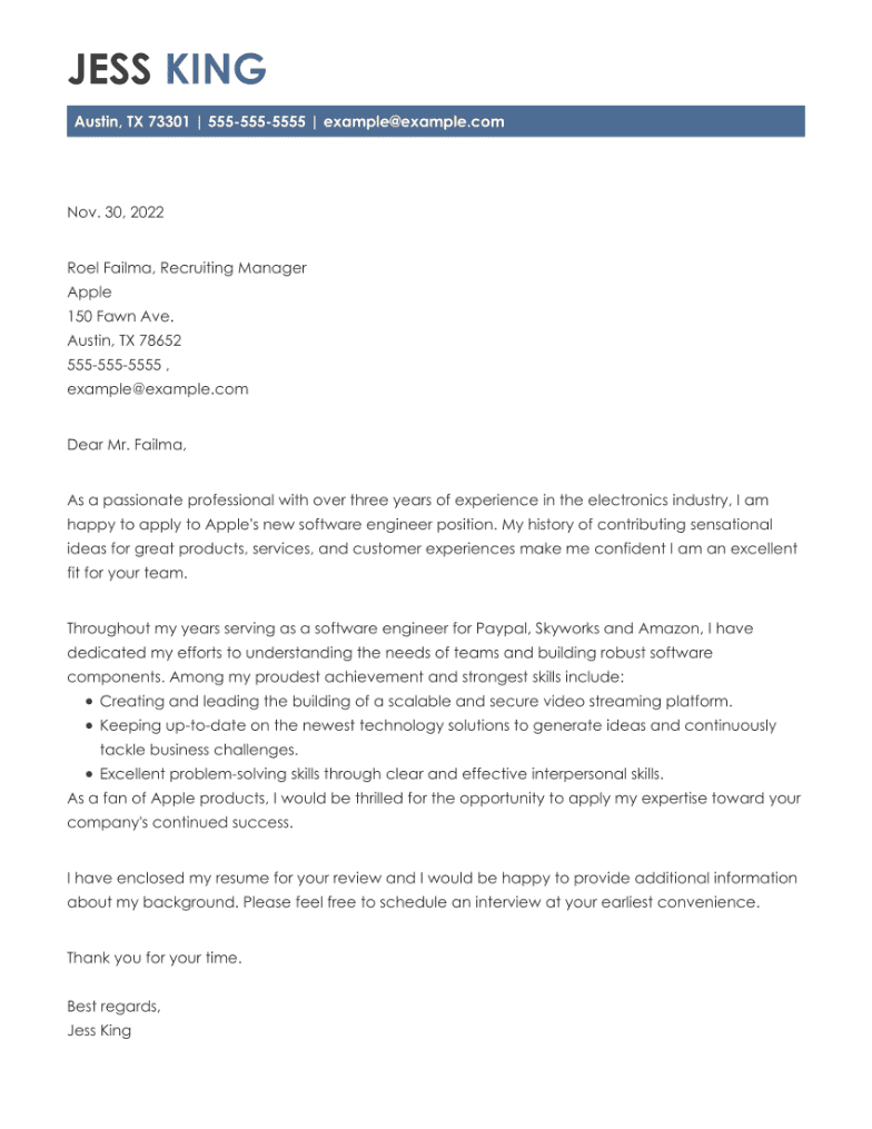 Software Engineer Cover Letter Example RH 1 Min 1 